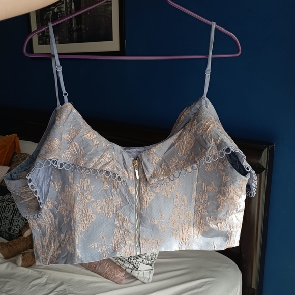 Forever New Blouse Brocade Top - Picture 7 of 16